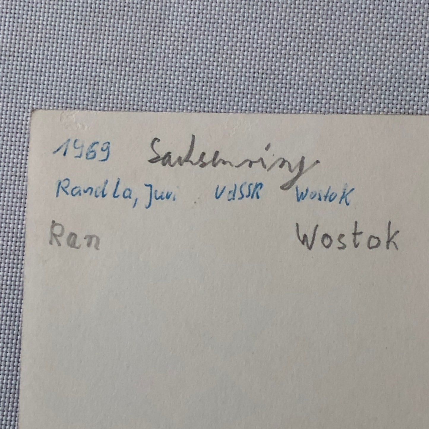 Vintage Motorcycle Racing Photo photograph Rider Vostok Bike ?