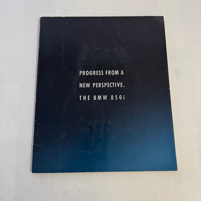 1990 BMW 850i Brochure Catalog BMW 8 Series BMW 850 Colour & Upholstery Lot 2x