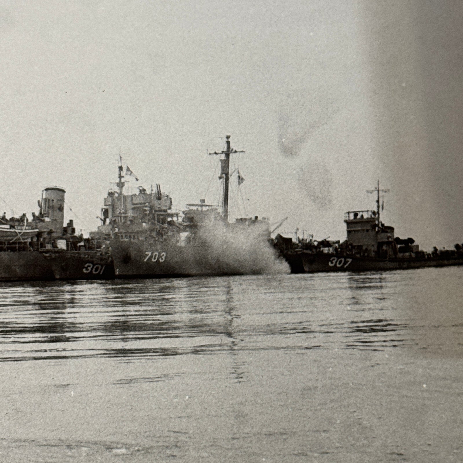 Royal Canadian Navy HMCS Athabaskan Ship Photo Vintage Military Photograph 1952