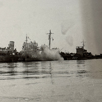 Royal Canadian Navy HMCS Athabaskan Ship Photo Vintage Military Photograph 1952