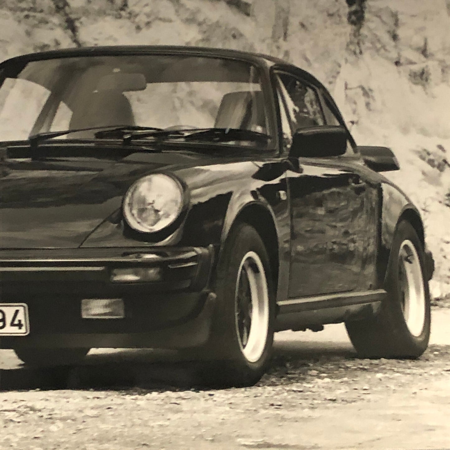 Vintage Porsche 911 Carrera Coupe Factory Werkfoto Photograph Press Photo 1985