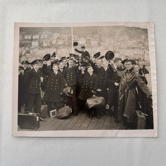 Royal Naval College Dartmouth UK Cadets Easter Leave Press Photo Photograph 1933