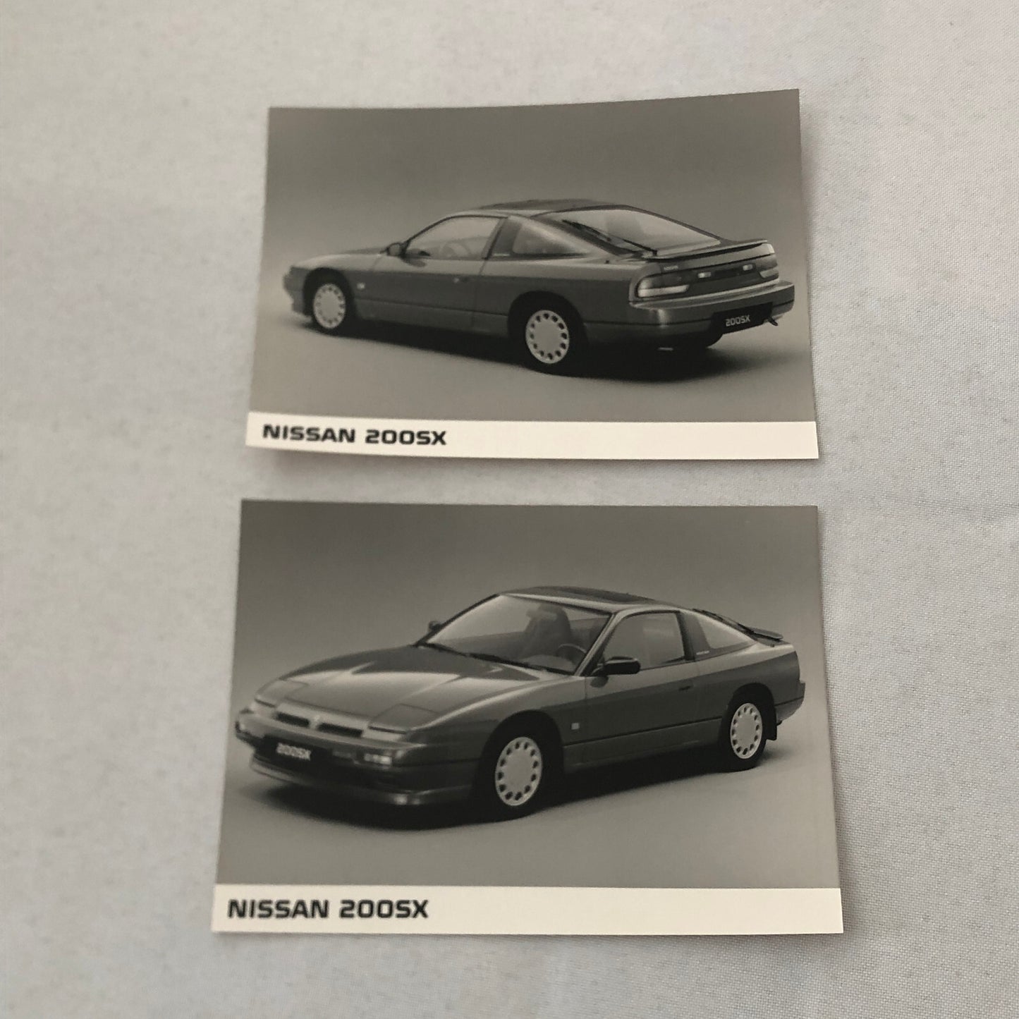 Nissan 200SX Sports Car Factory Press Photo Photograph Lot of 2 Nissan 200 SX