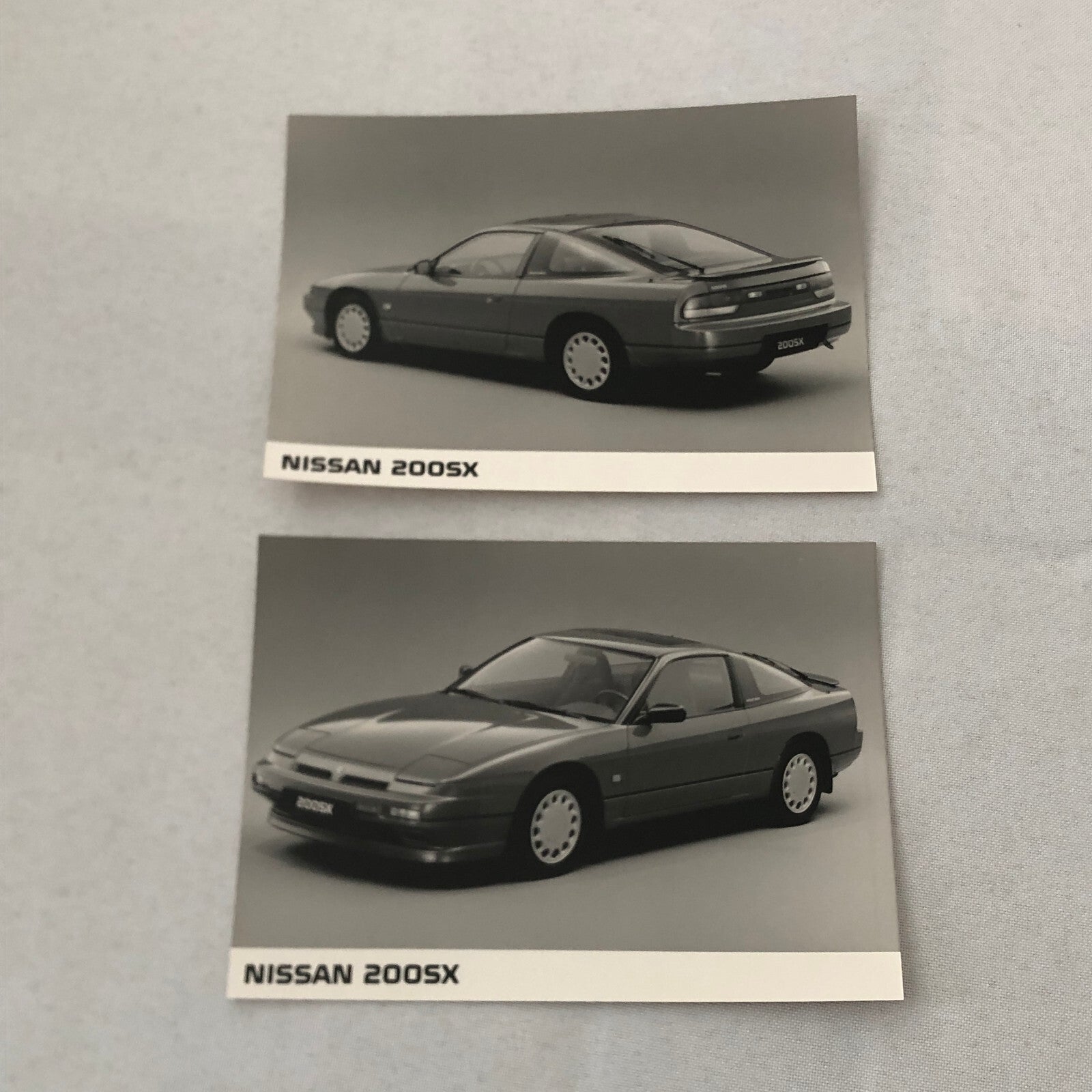 Nissan 200SX Sports Car Factory Press Photo Photograph Lot of 2 Nissan 200 SX