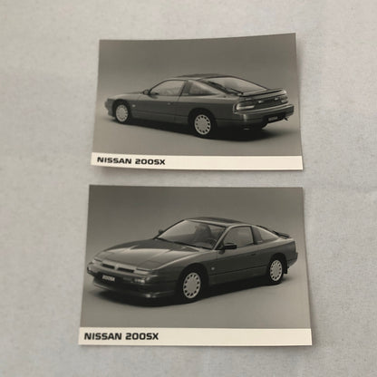 Nissan 200SX Sports Car Factory Press Photo Photograph Lot of 2 Nissan 200 SX