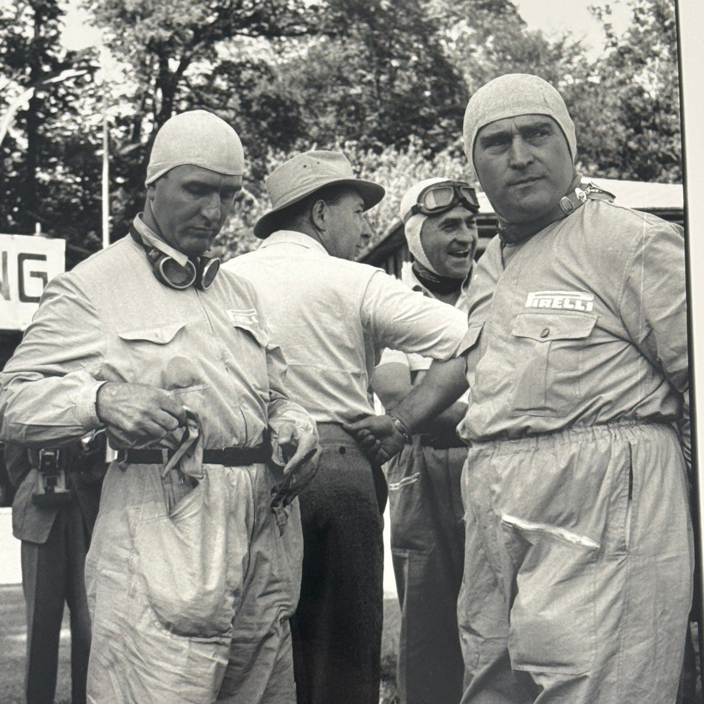 1950 Swiss Grand Prix Racing Photo Drivers Giuseppe Farina Luigi Fagioli Modern