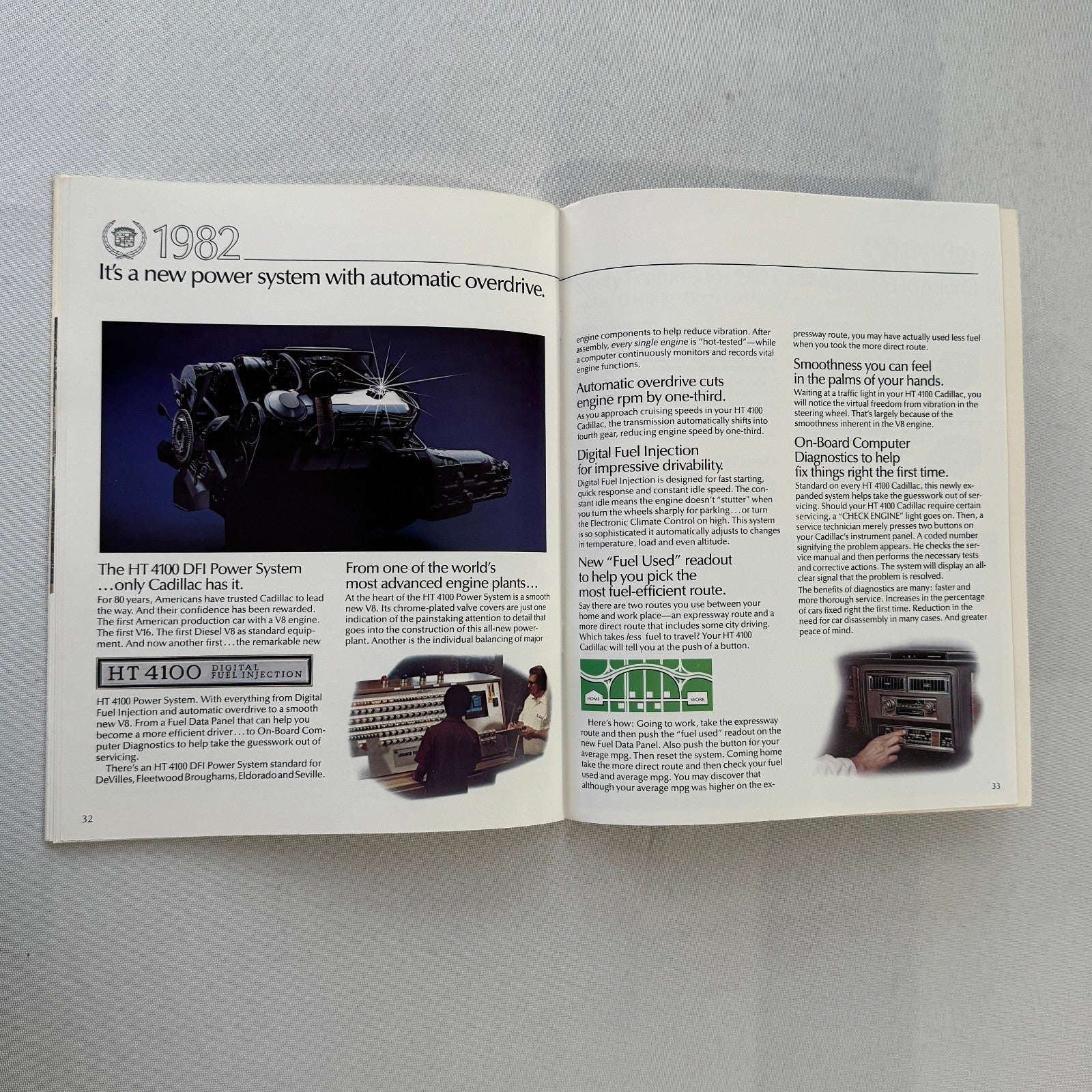 1982 Cadillac Car Sales Brochure Catalog Fleetwood Brougham Eldorado DeVille