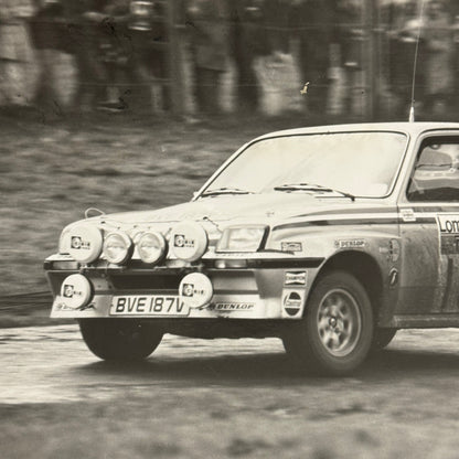 1980 RAC Rally Rallye Car Racing Photo Photograph Vauxhall Chevette Vintage Car