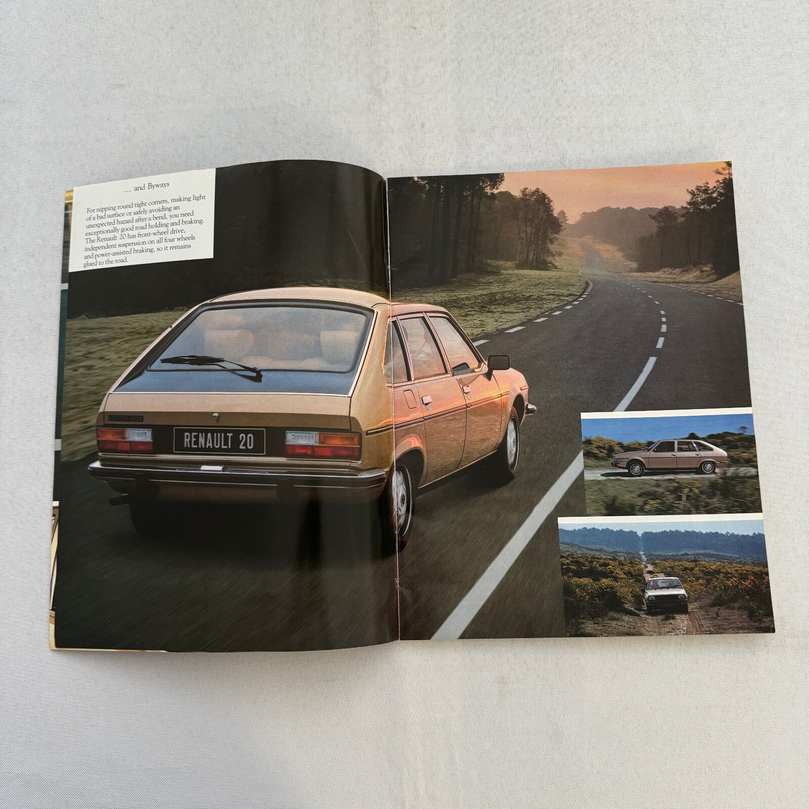 Renault 20 Car Sales Brochure Catalog Vintage Advertising TS TX GTD