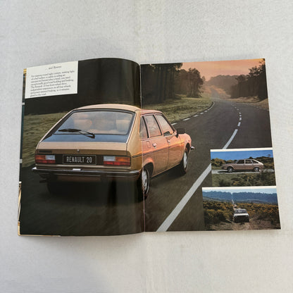 Renault 20 Car Sales Brochure Catalog Vintage Advertising TS TX GTD