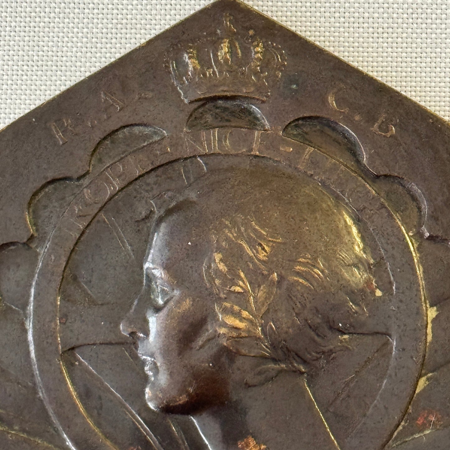 1930 Shell Rallye Badge Emblem Europe Nice Liege Signed Eugene J De Bremaecker