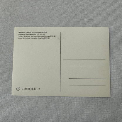 1901 1902 Mercedes Benz Simplex Touring Car Factory Photo Postcard Post Card