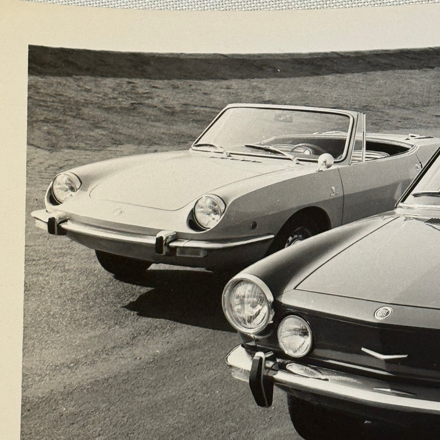 FIat 850 Special 850 Coupe and 850 Spider Factory Press Photo Photograph Print