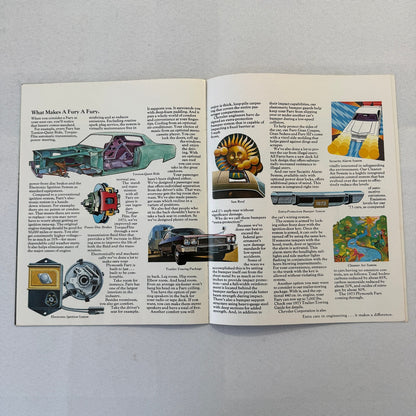 1973 Plymouth Fury Sales Brochure Catalog Gran Fury Coupe Sedan Fury III II I