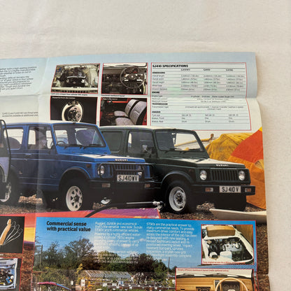 Suzuki Car Sales Brochure Catalog Swift ST90 Alto FX SJ410 1984 1985