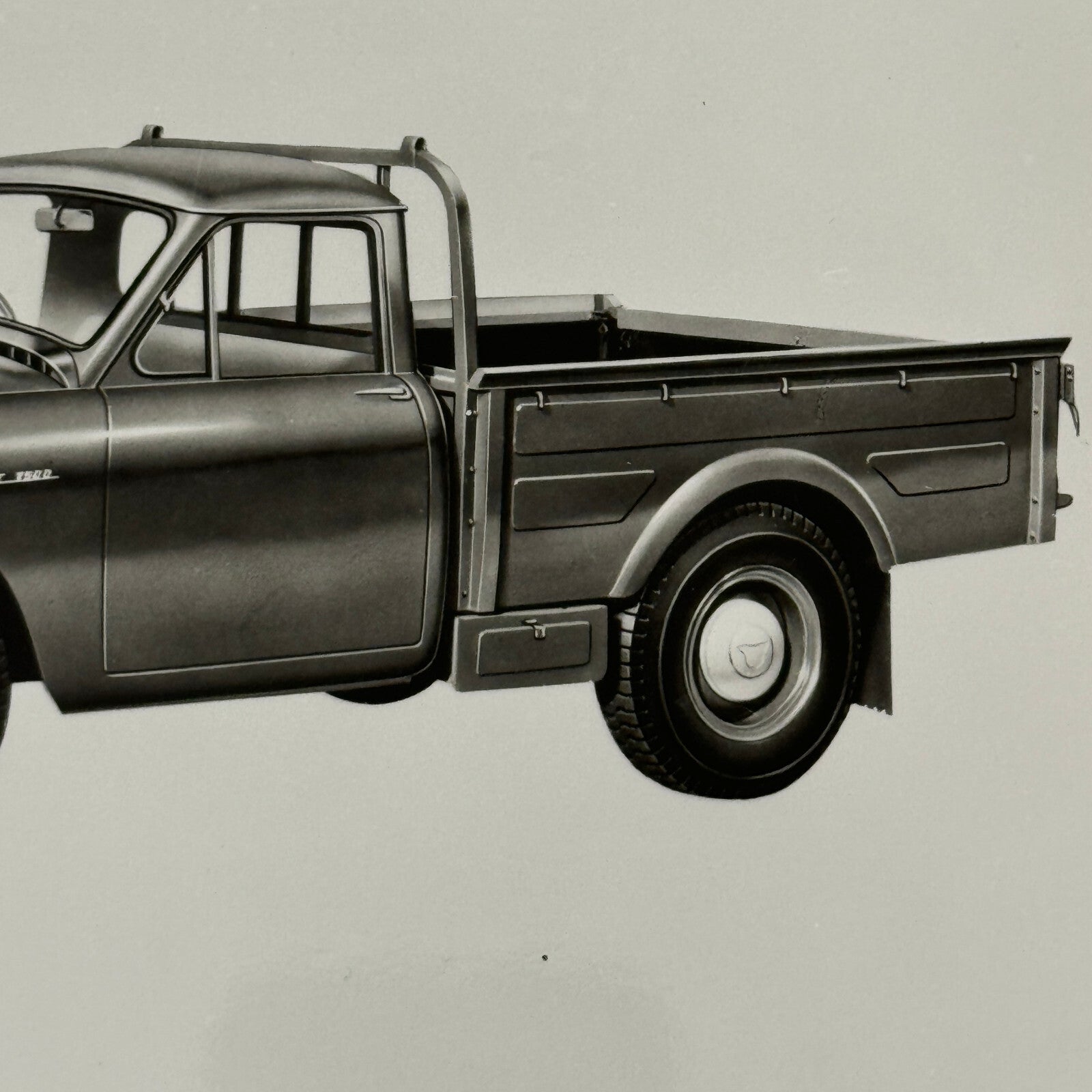 Vintage Toyota Toyopet Pickup Truck Press Photo Photograph