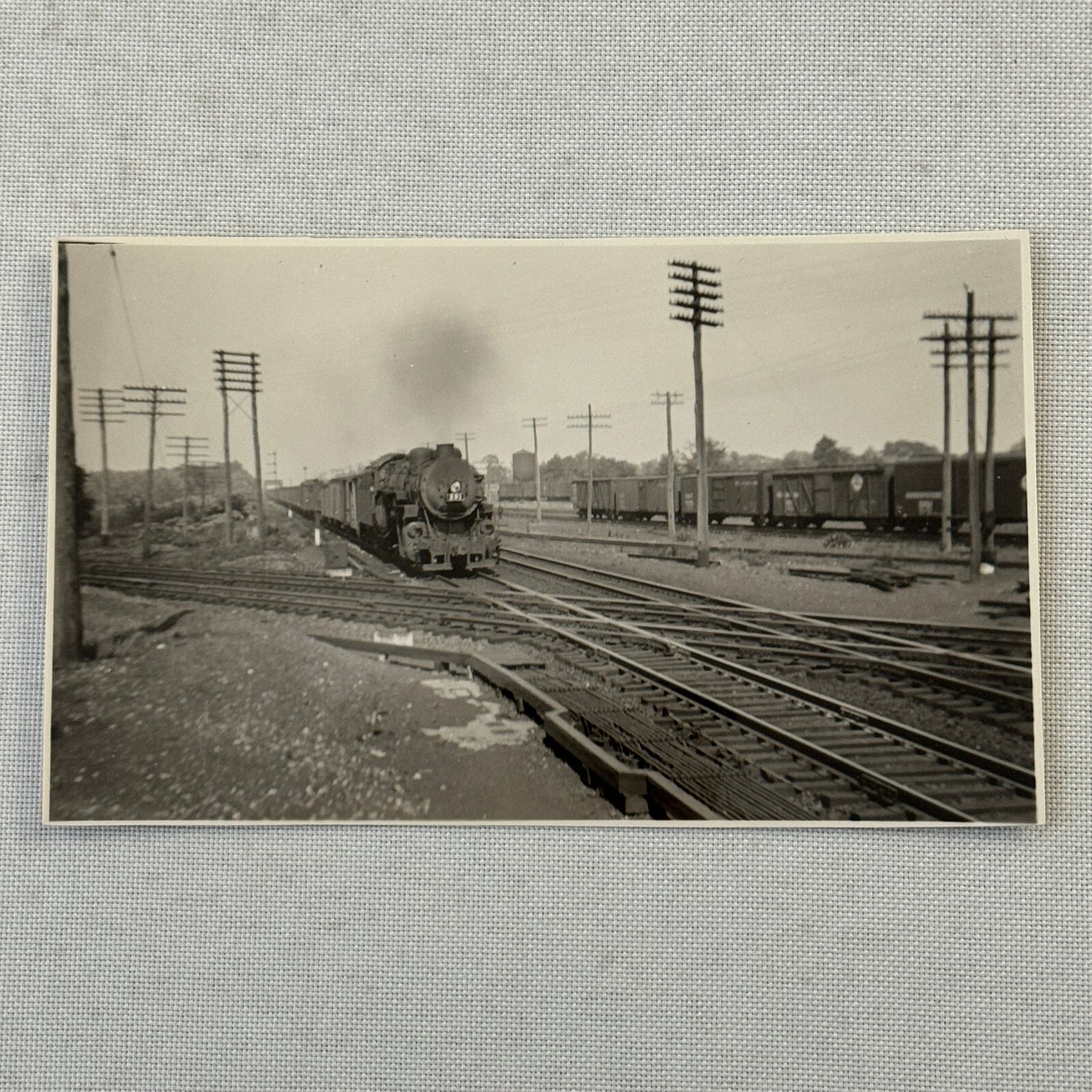 Vintage Train Photo Photograph Railroad Railway Rail