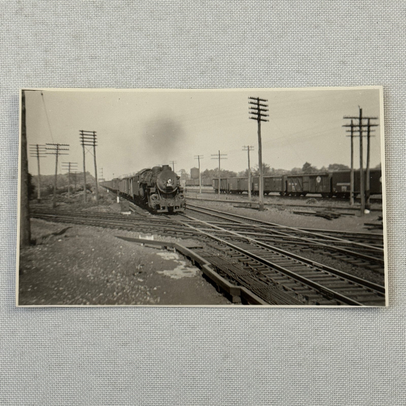 Vintage Train Photo Photograph Railroad Railway Rail