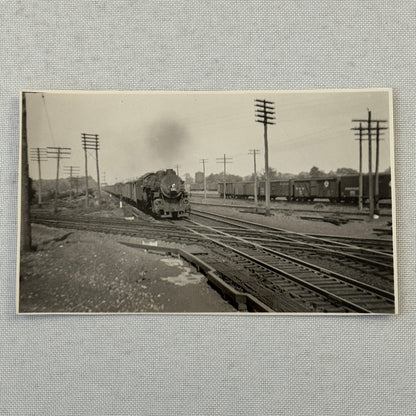 Vintage Train Photo Photograph Railroad Railway Rail