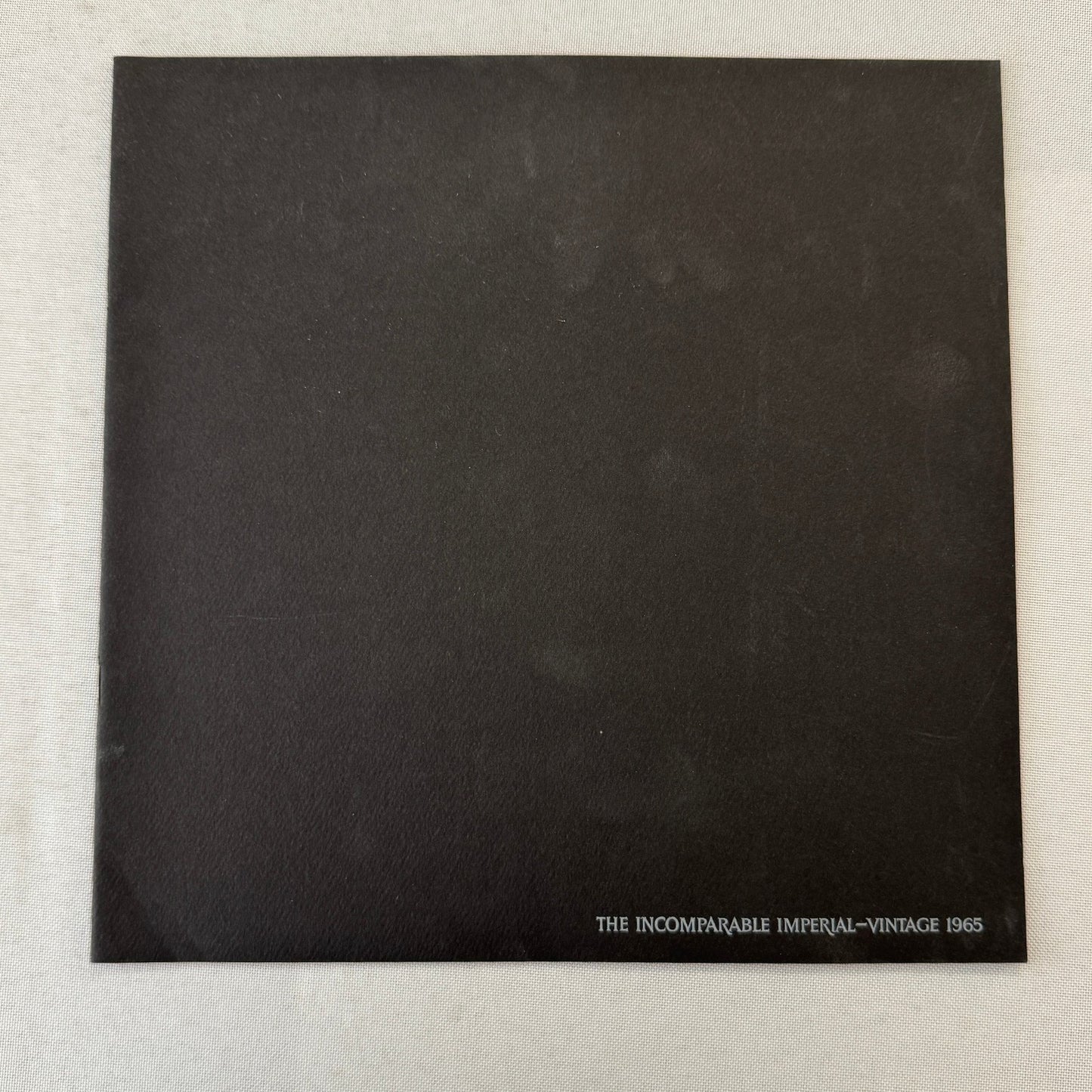 1965 Imperial Car Sales Brochure Catalog Convertible Coupe Sedan Chrysler