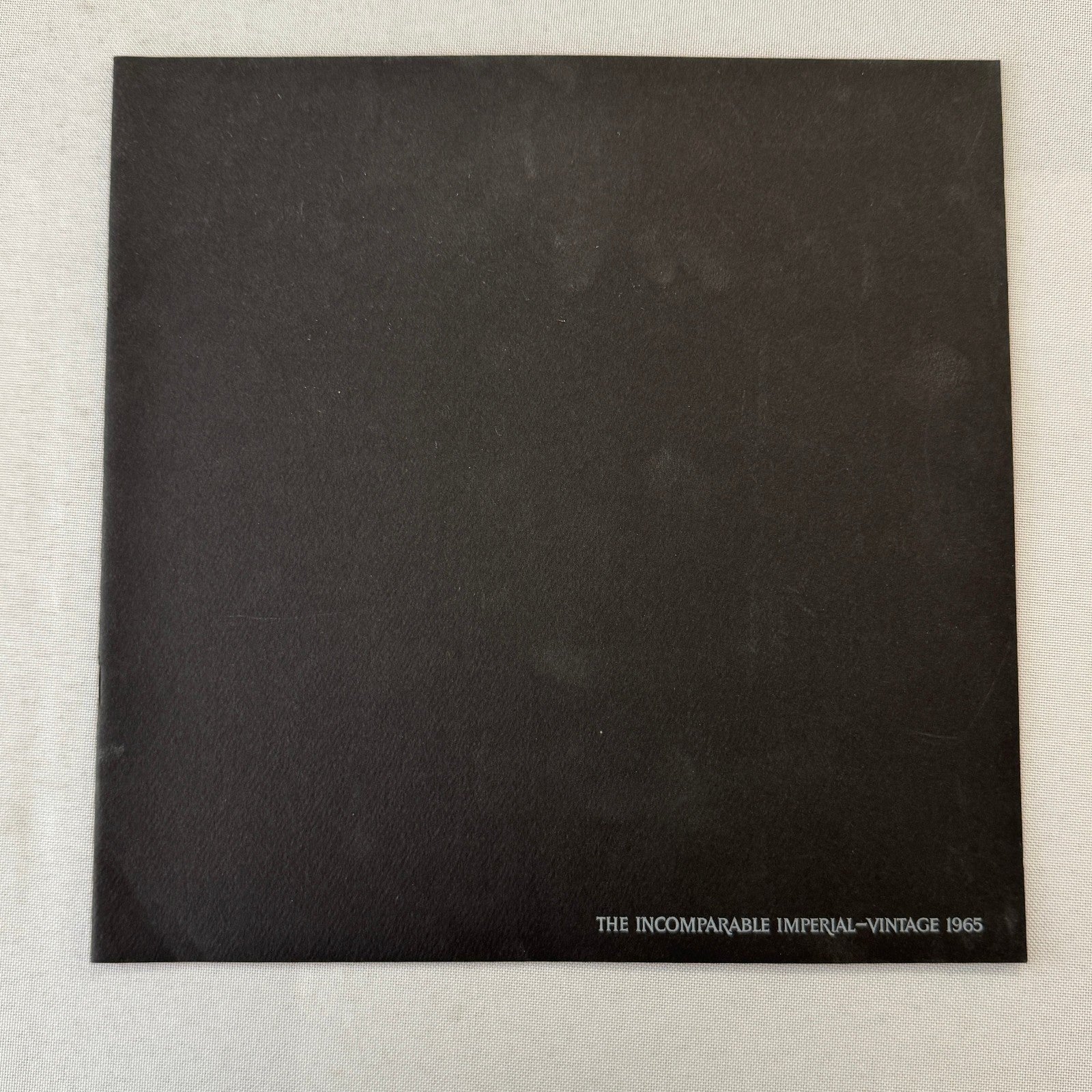 1965 Imperial Car Sales Brochure Catalog Convertible Coupe Sedan Chrysler