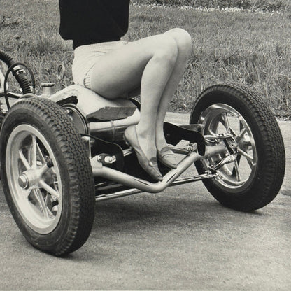 Vintage Drag Racing Photo Photograph Dragster Hot Rod Driver