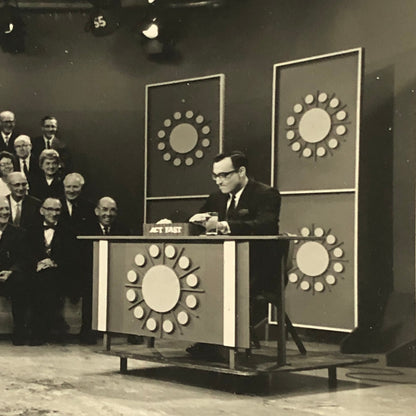 Vintage Photo Photograph Television Studio Show Camera People CFPL Lot of 2