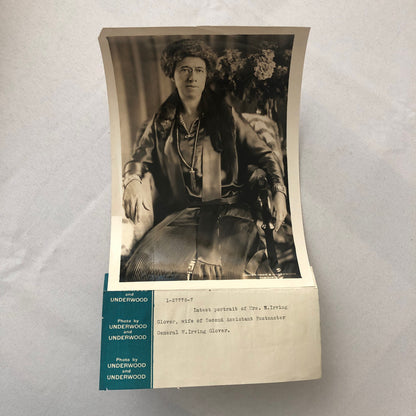 Press Photo Photograph Society Woman Wife of Assistant Postmaster General