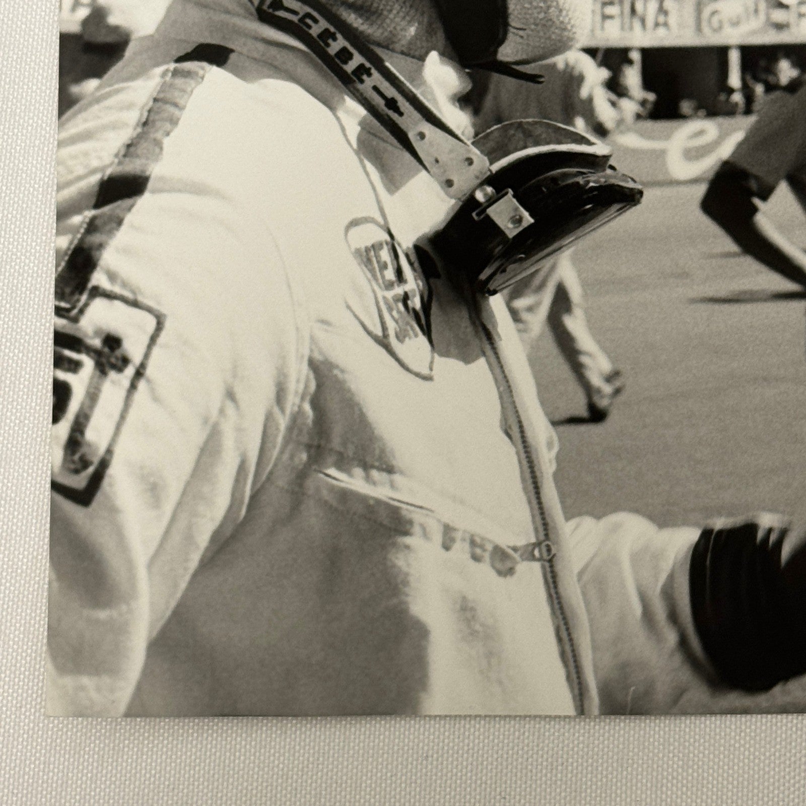 Vintage Racing Photo 1970 Italian Grand Prix Driver Clay Regazzoni Motorsport