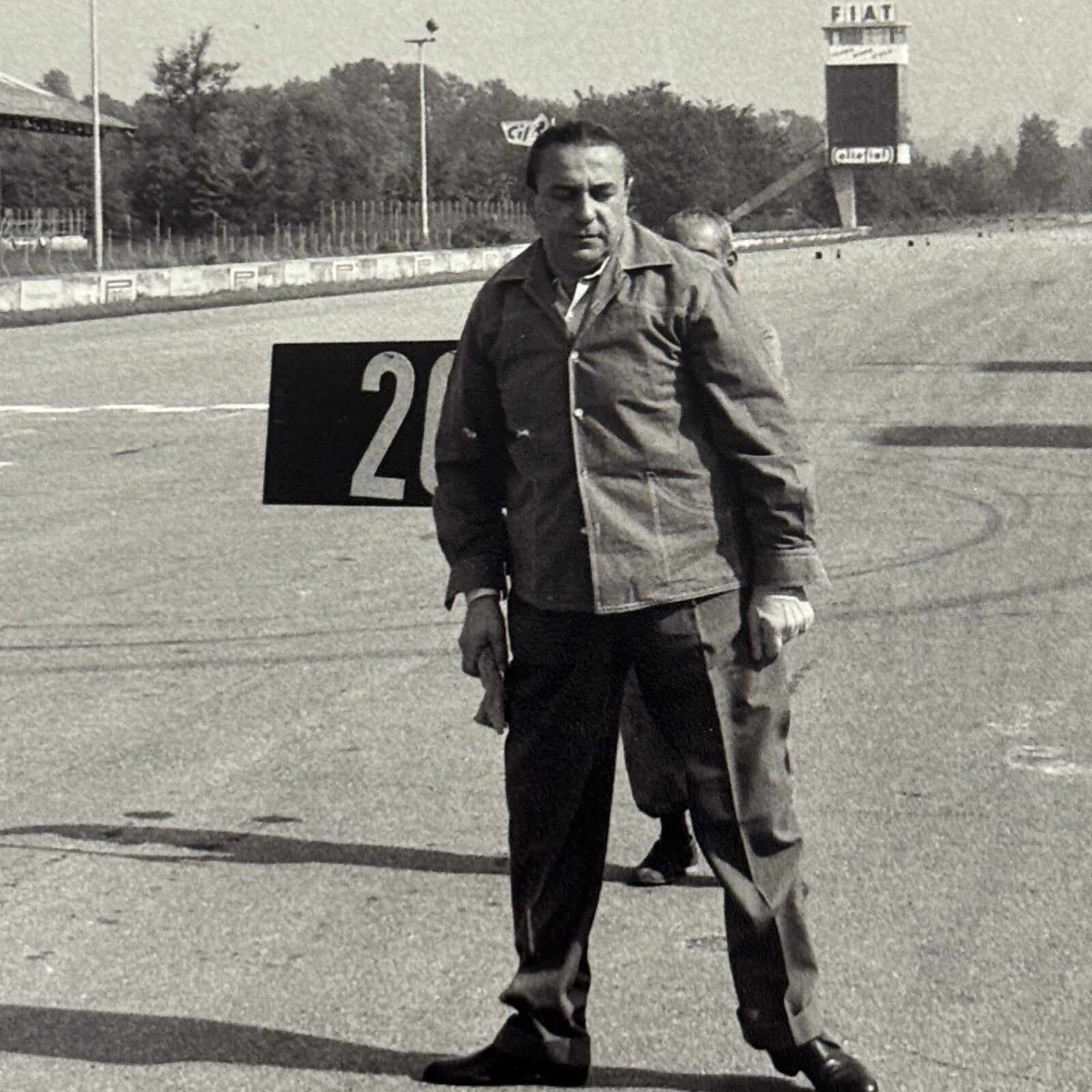 Abarth Alfa Romeo 1100 Pininfarina with Carlo Abarth 1957 Photo Photograph Print