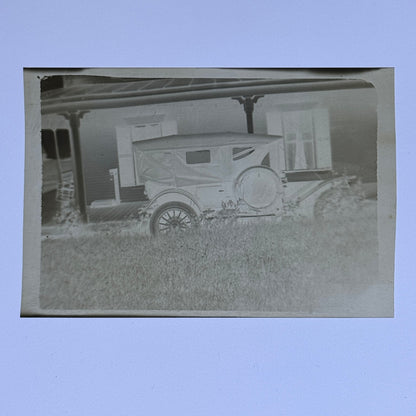Vintage Photo Negative Antique Car Automobile Vintage Photograph