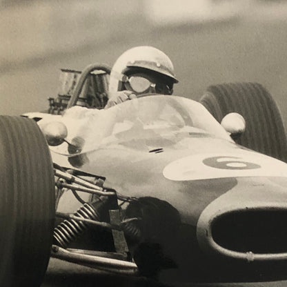 Vintage Racing Photo Photograph Jack Brabham 1964 German Grand Prix