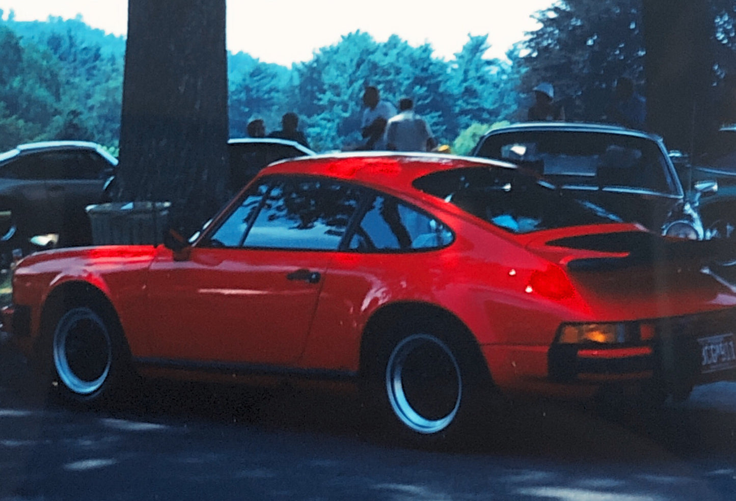 Porsche 911 Car 35mm Photo Slide Vintage 1981