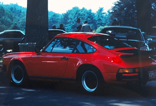Porsche 911 Car 35mm Photo Slide Vintage 1981