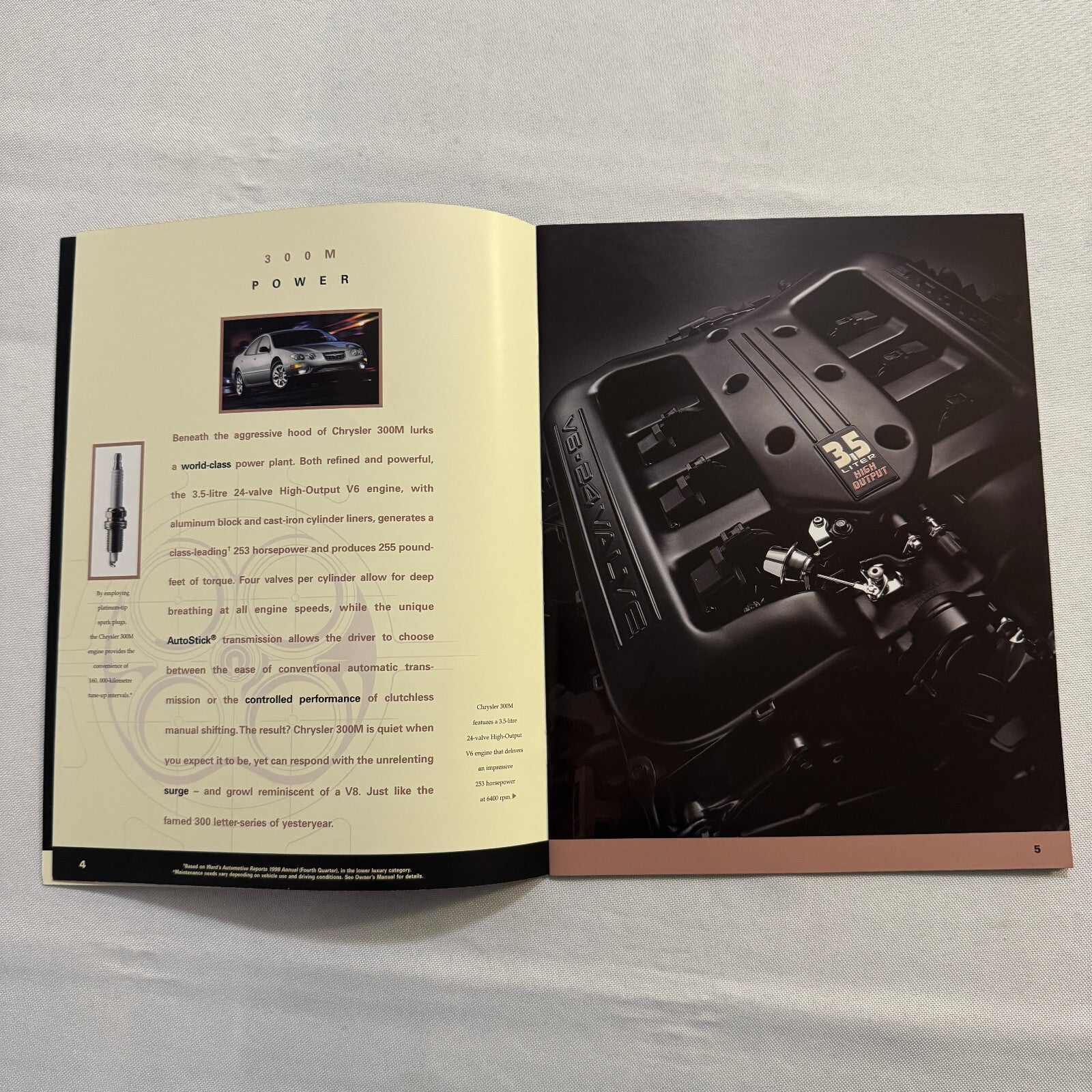 2000 Chrysler 300M Car Sales Brochure Catalog Advertising Chrysler 300 M