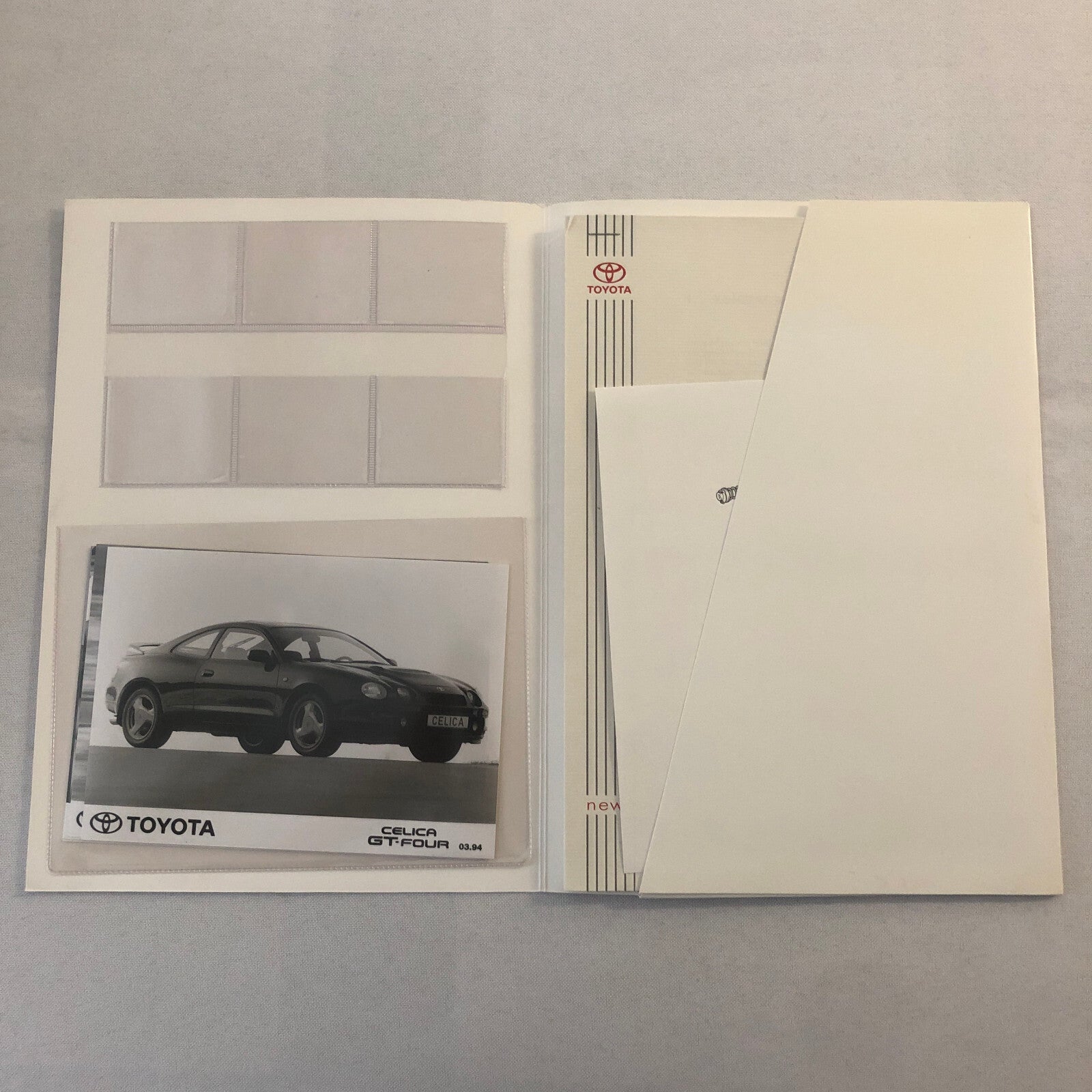 1994 Toyota Celica GT-Four Car Press Kit with Photos GERMAN TEXT European