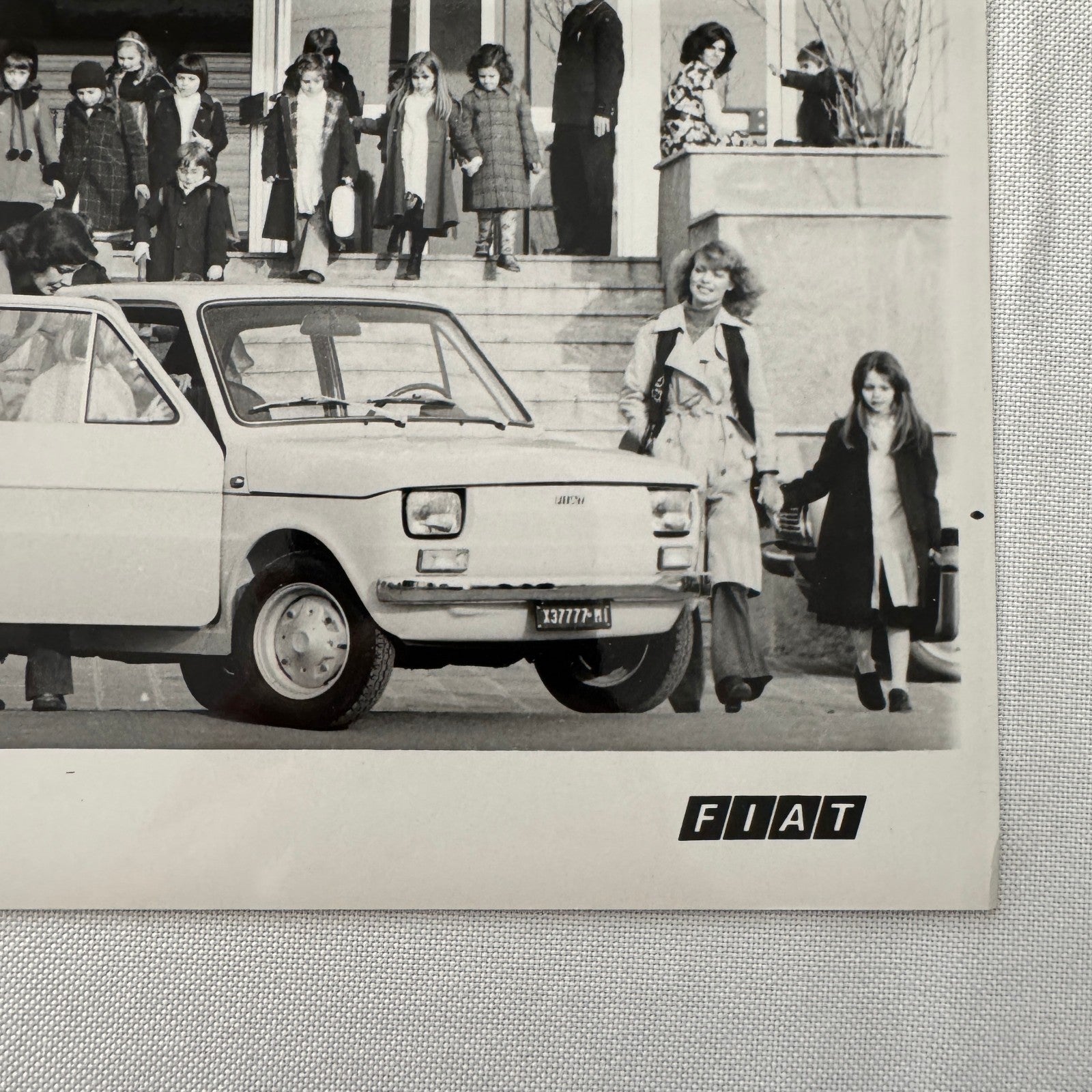 Fiat 126 Car Factory Press Photo Photograph Print 1976