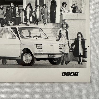Fiat 126 Car Factory Press Photo Photograph Print 1976