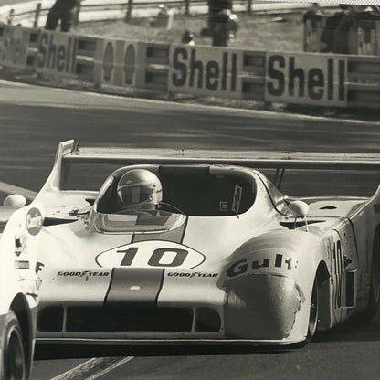 Vintage Racing Photo Photograph 1975 24 Hours of LeMans ? Gulf Mirage GR8 