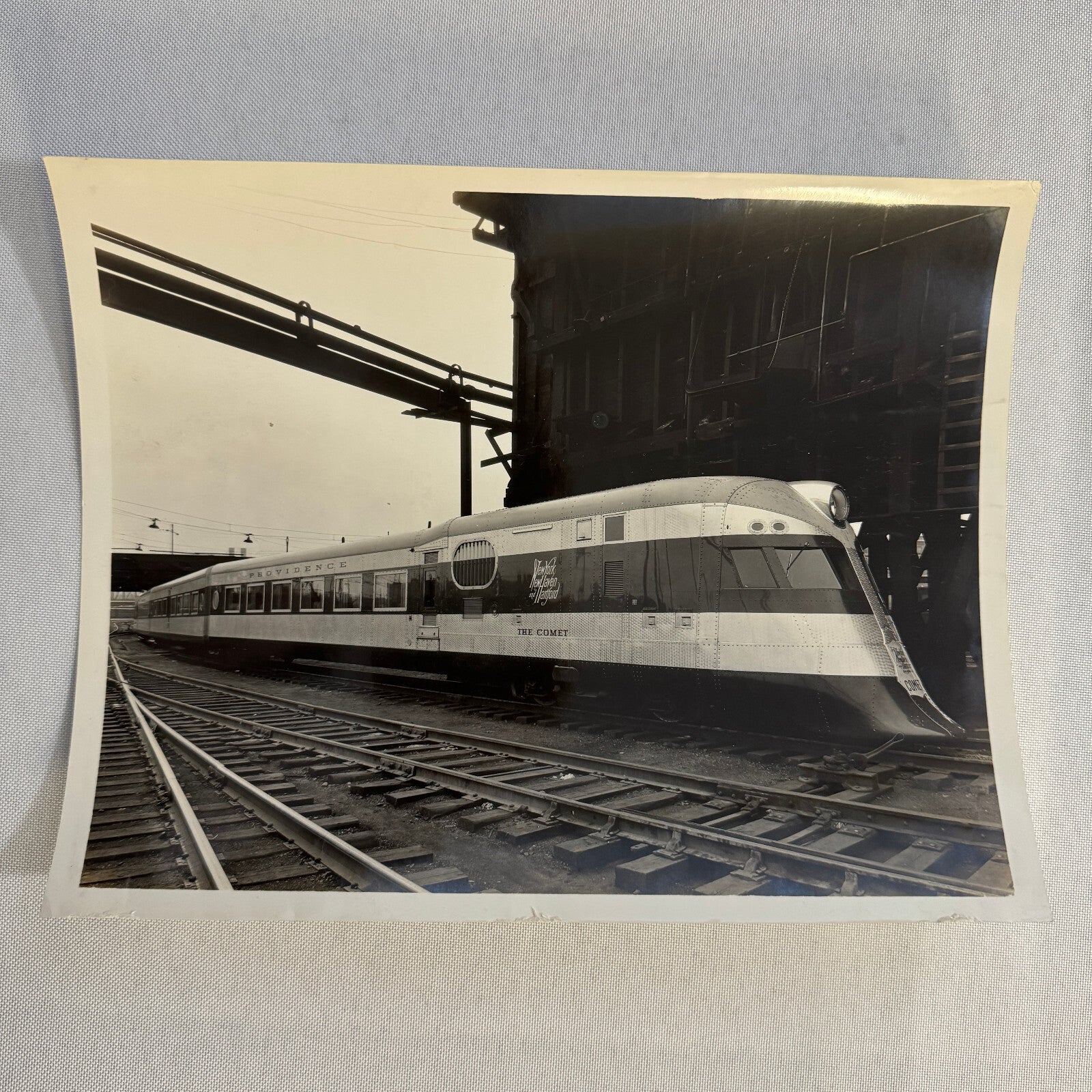 Vintage Train Photo Photograph The Comet New York New Haven and Hartford Rail