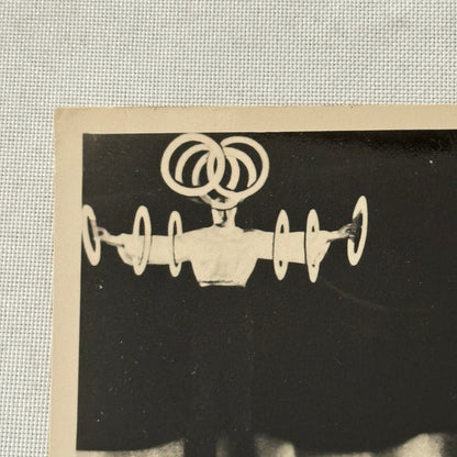 Vintage Circus Juggling Acrobat Act Fred Wolmin and Partner Photo Photograph