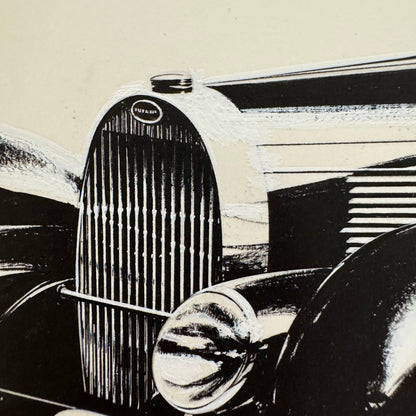 1939 Bugatti Type 57C Galibier Automobile Illustration Art Drawing Hand Drawn