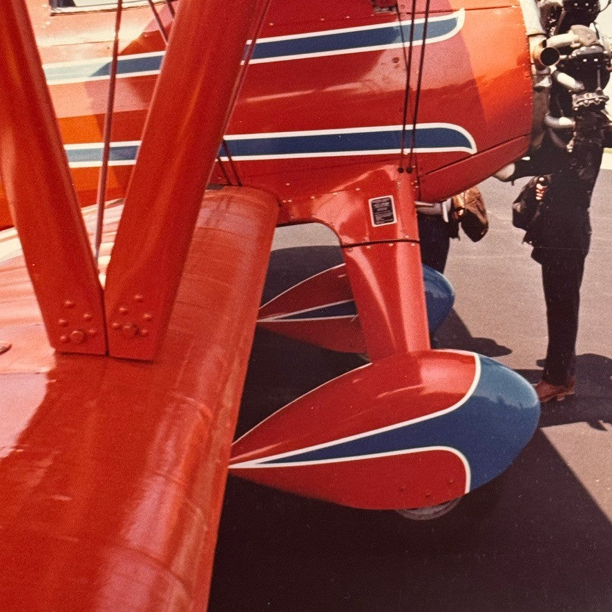 Vintage Aerobatic Aircraft Airshow Photo Large Aviation Photograph 1970s 1980s