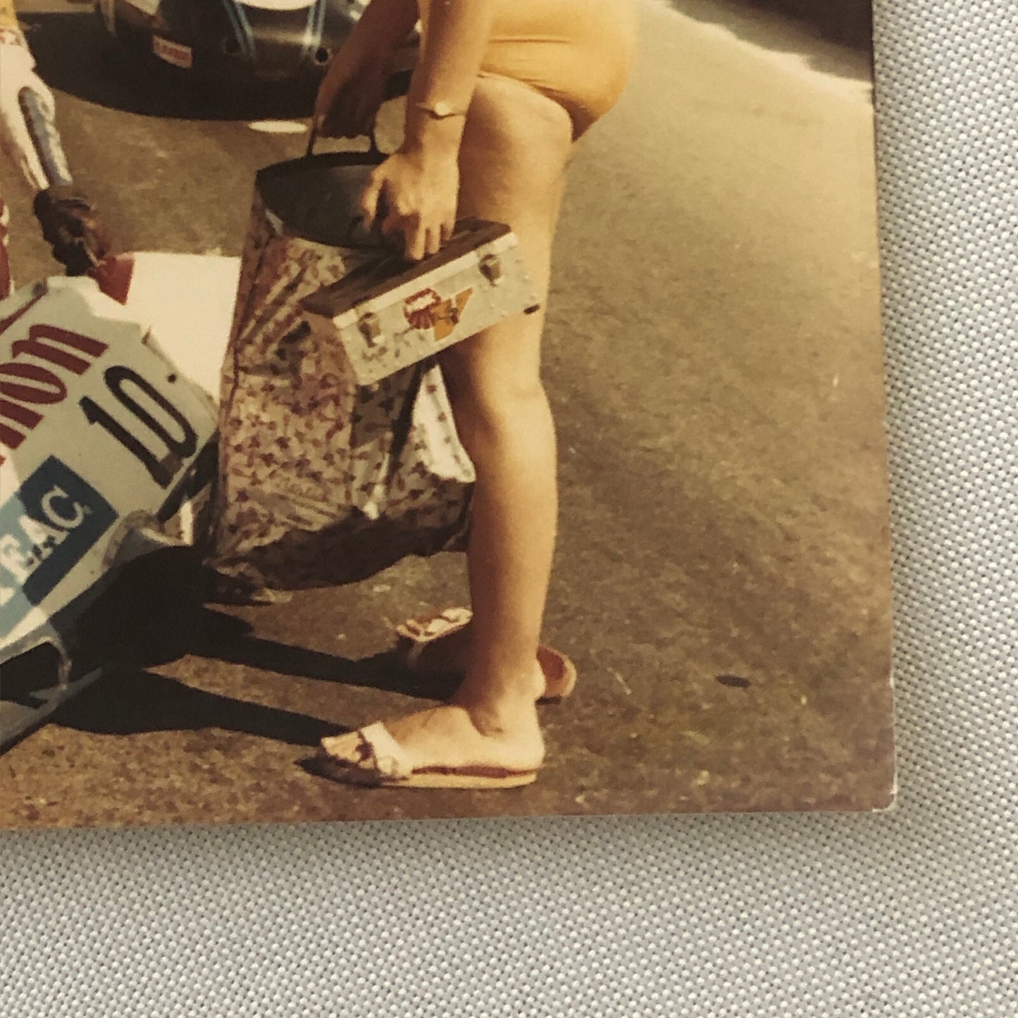 Vintage Motorcycle Sidecar Racing Photo photograph Rider Side Car