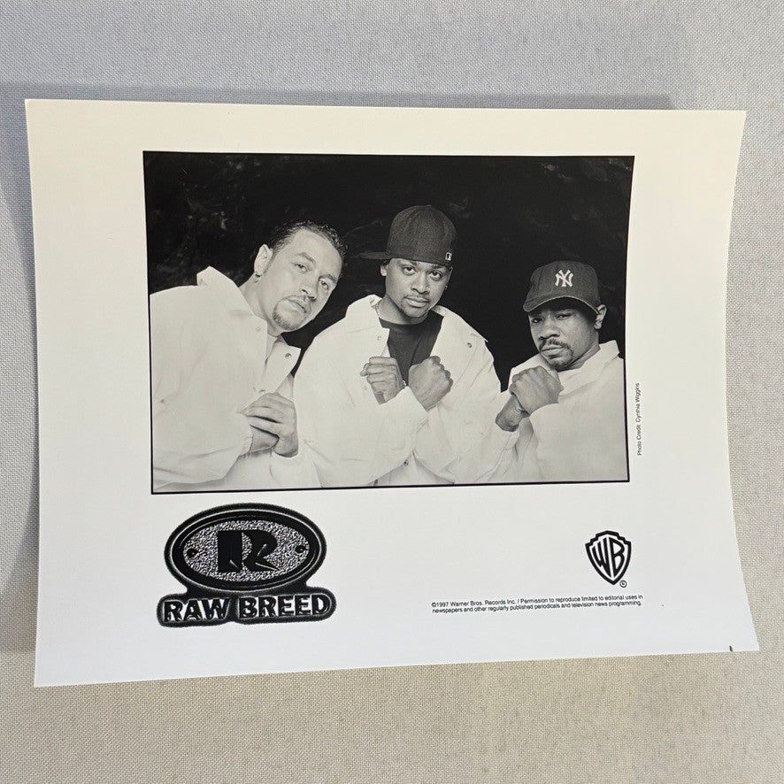Raw Breed Publicity Press Photo Photograph Rap Rapper Hip Hop 1997