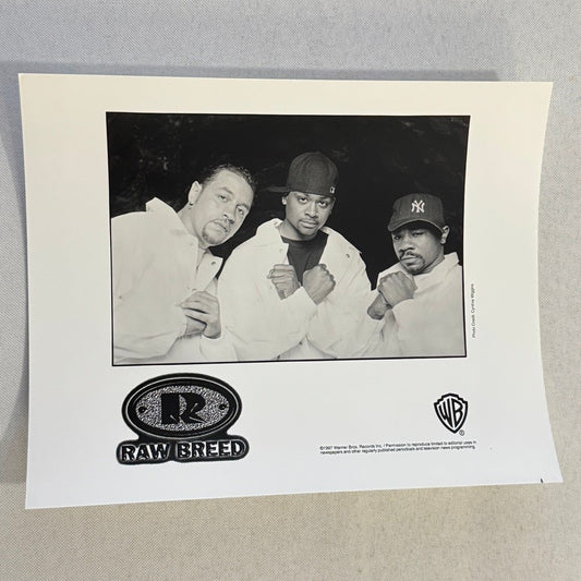 Raw Breed Publicity Press Photo Photograph Rap Rapper Hip Hop 1997