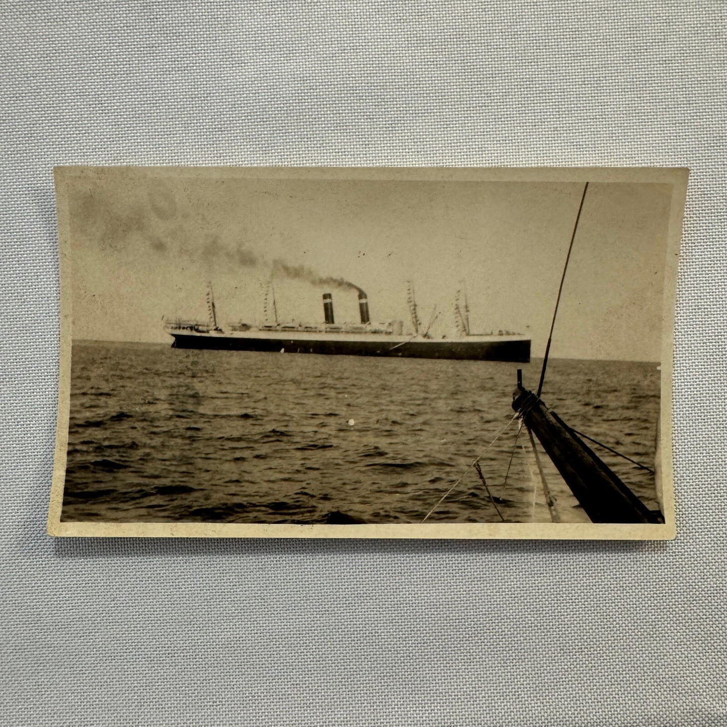 Vintage Boat Ship Photo Photograph Print Nautical