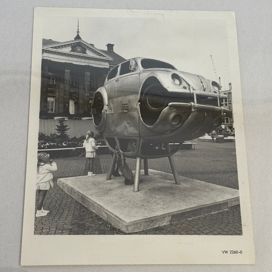 Vintage Volkswagen Beetle Car Art Sculpture Photo Photograph Print