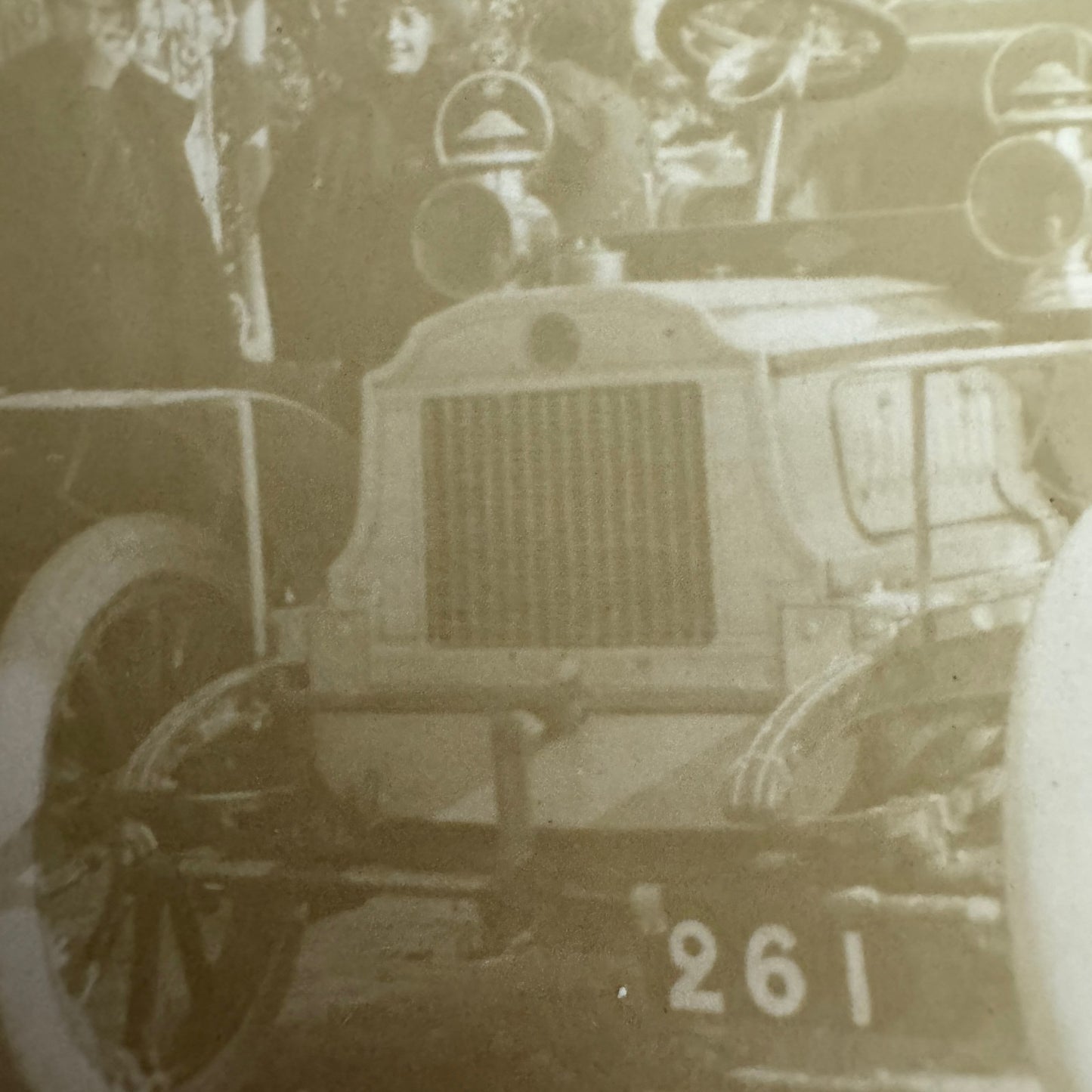 Vintage Car Automobile Photo Photograph Print People