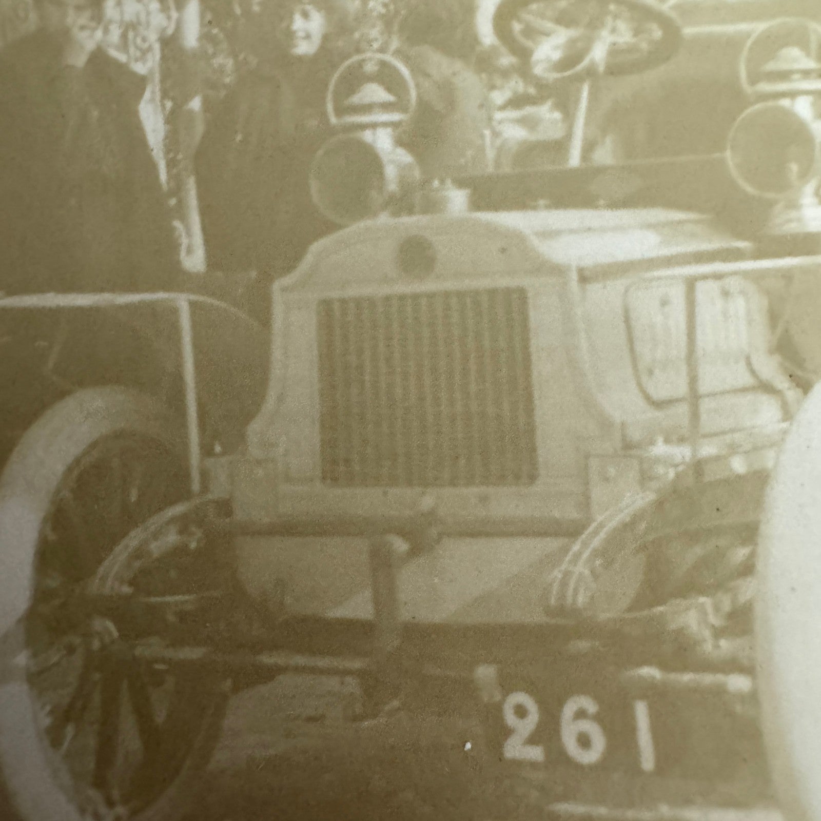 Vintage Car Automobile Photo Photograph Print People